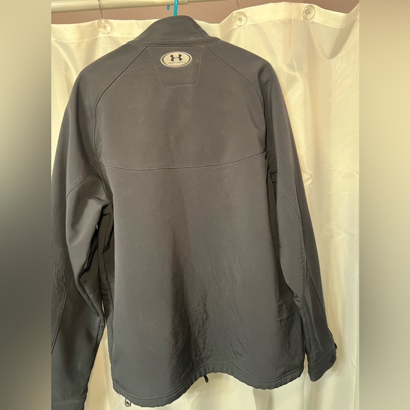 Under Armour men’s black full zip jacket. Size large. Good condition. - Picture 3 of 5